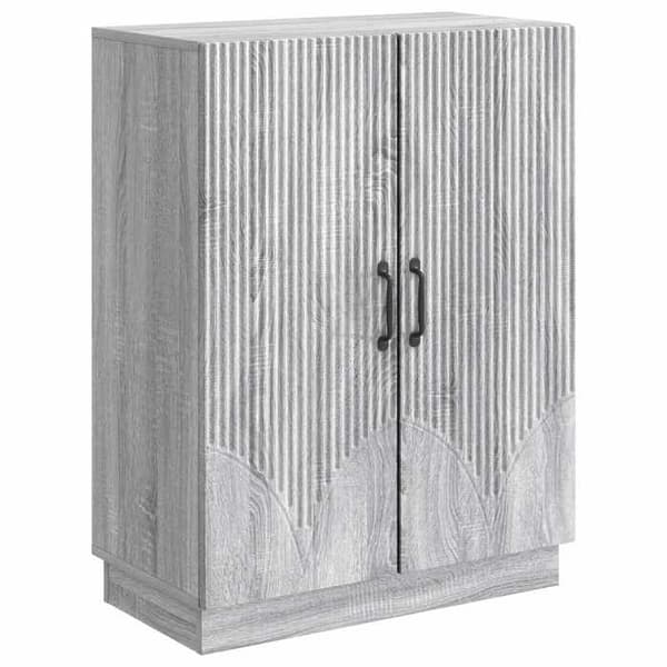 Maison Exclusive - Buffé Sonoma grå 66 x 34,5 x 87 cm Ingenjörsträ