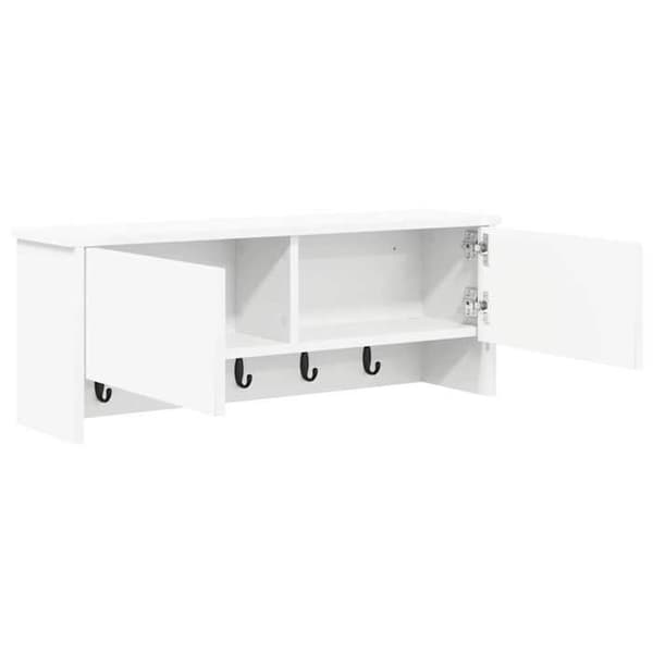 Maison Exclusive - Väggmonterad klädhängare Montering vit 80 x 20 x 30 cm Vit