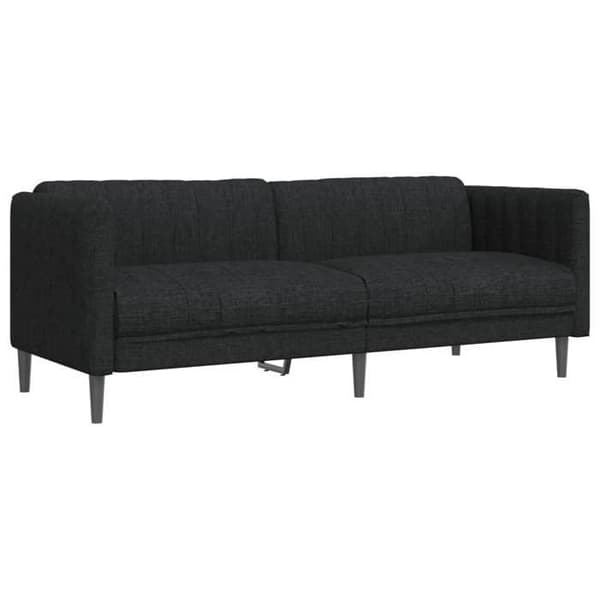 Maison Exclusive - Sæt af 2 sofaer sort stof