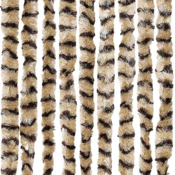 Maison Exclusive - Beige og brun myggenet 90x220 cm Chenille