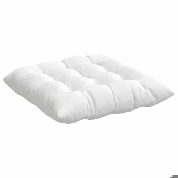 Sittkudde - EXKLUSIV HEM - 4 delar - 40 x 40 x 6 cm - Vit - Polyesterfyllning Vit