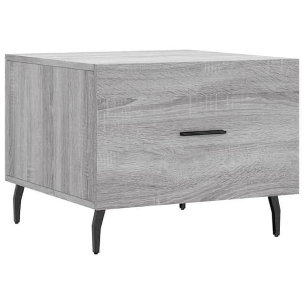 Maison Exclusive - Soffbord Sonoma grå 50x50x40 cm Ingenjörsträ