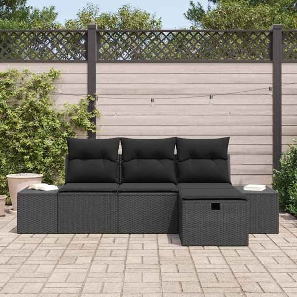 Maison Exclusive - Sæt af 4 pc have-sofa i polyrotin