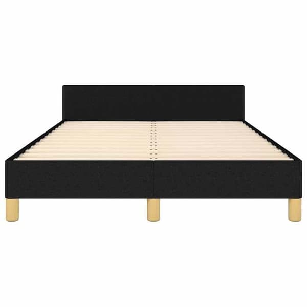Maison Exclusive - Sengestel uden madras sort 120x200 cm stof