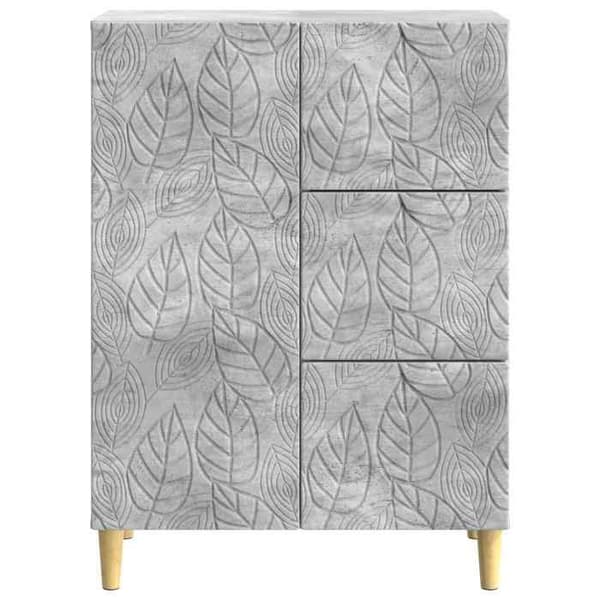 Maison Exclusive - Buffet Grå beton 66 x 34,5 x 90 cm Ingeniørtræ