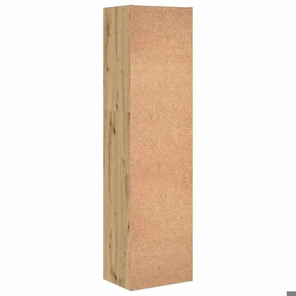 Maison Exclusive - Bibliotek i egetræ, håndlavet 40x30x152 cm, ingeniørtræ