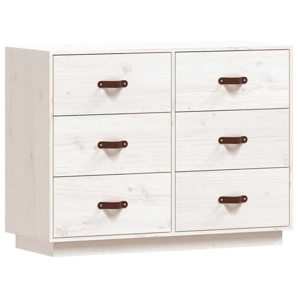 Maison Exclusive - Buffé Vit 100x40x75 cm Massivt furu