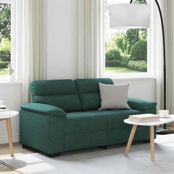 Maison Exclusive - Sofa 2 pladser mørkegrøn 160 x 81 x 84 cm i stof