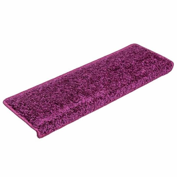 Maison Exclusive - Trappmatta 15 delar 65 x 21 x 4 cm Lila Rektangulär kant