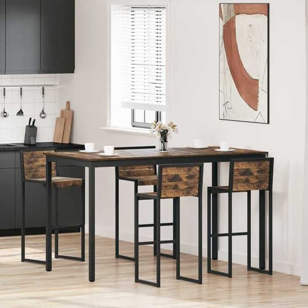 Maison Exclusive - Ståbord i rektangulärt ingenjörsträ