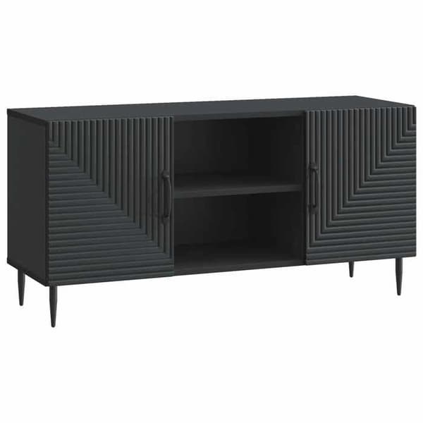 Maison Exclusive - TV-møbel Sort 102 x 34,5 x 50 cm Ingeniørtræ
