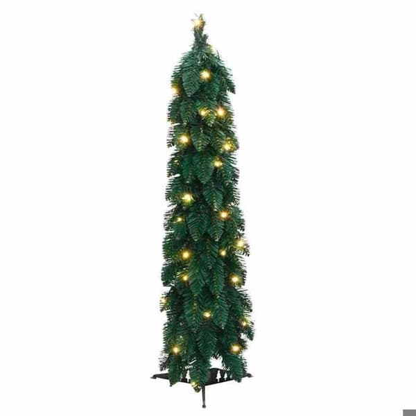 Maison Exclusive - Esivalmisteltu joulukuusi 45 LED:llä 90 cm
