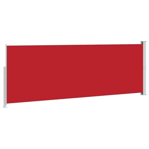 Maison Exclusive - Fällbart sidotak 160 x 500 cm Röd