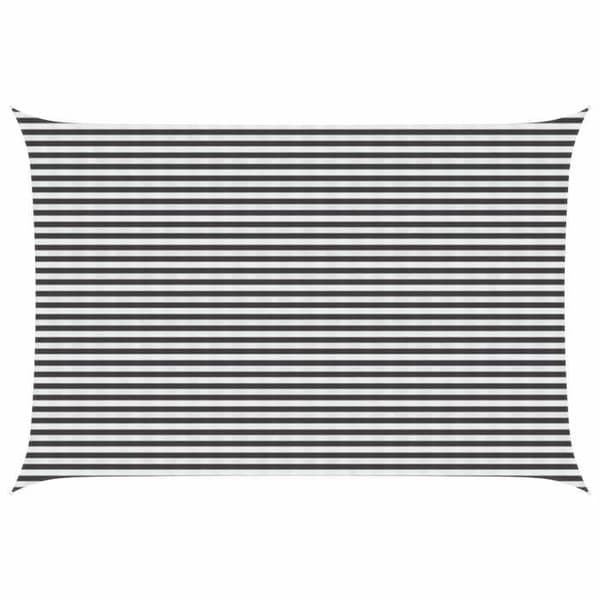 Maison Exclusive - Skuggtak 4 x 5 m HDPE Rektangulär Antracit och vit