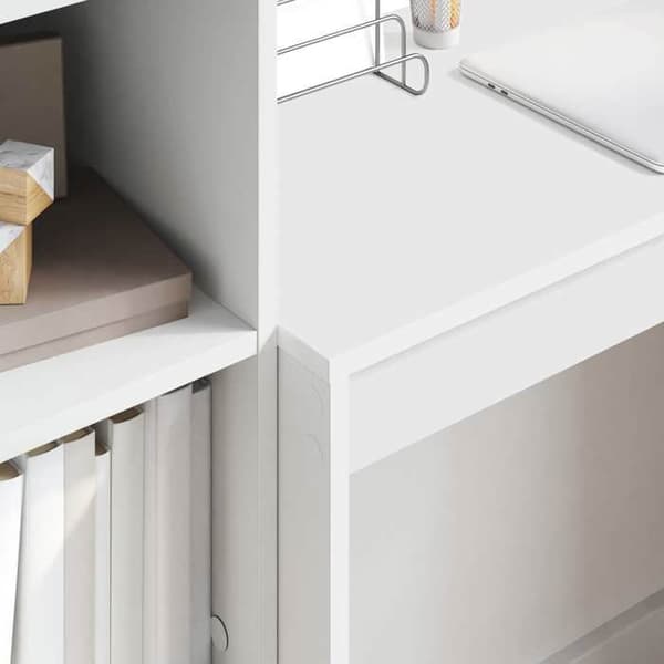 Maison Exclusive - Vitt skrivbord 80 x 40 x 76 cm