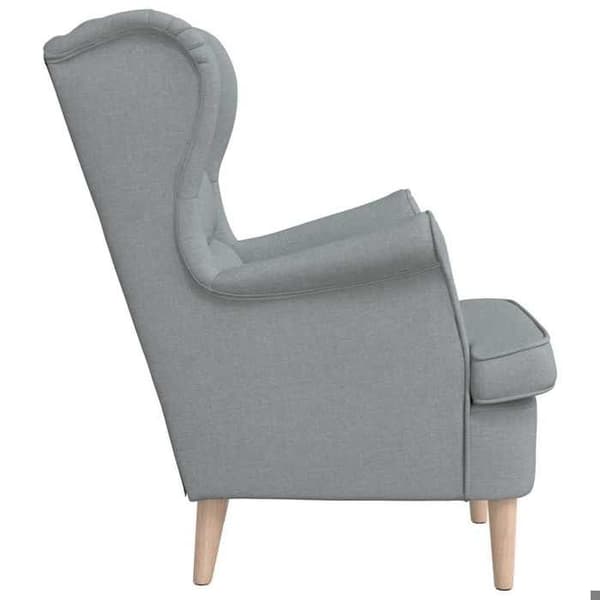 Maison Exclusive - Lysegrå lænestol 74x84x100 cm stof