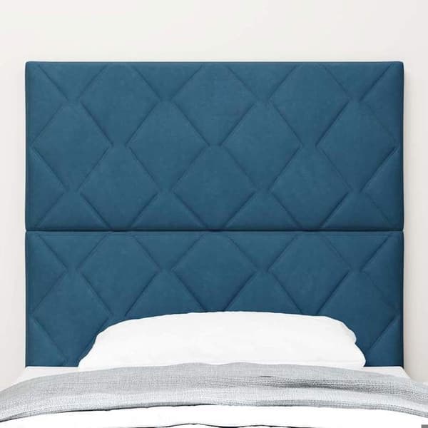 Maison Exclusive - Mörkblå sänggavel 90 cm Sammet