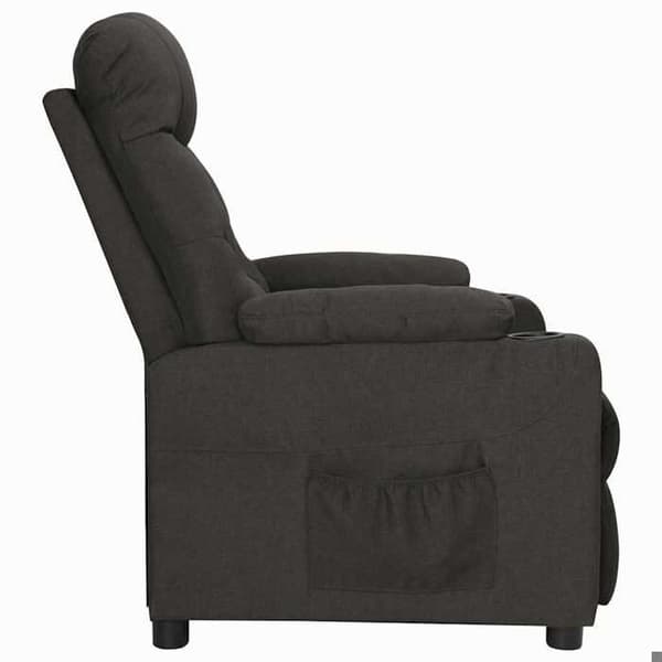Maison Exclusive - Svart Tyg Reclinerfåtölj