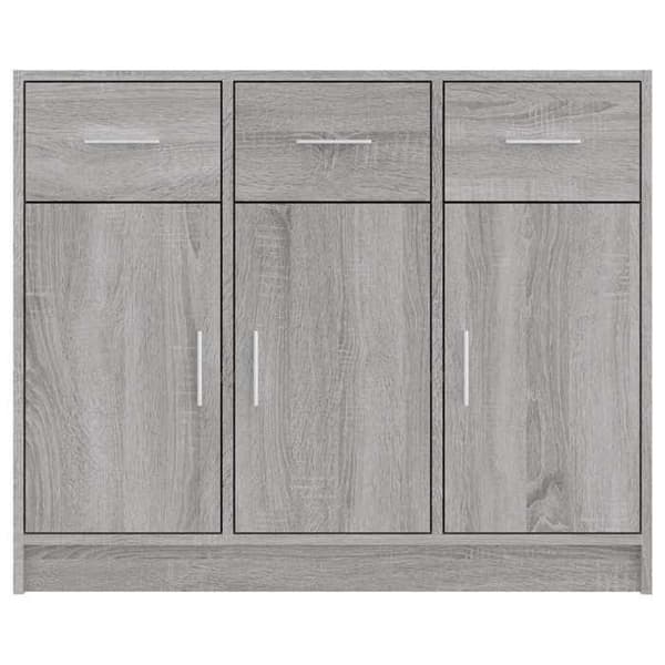 Maison Exclusive - Buffé Sonoma Grå 91x28x75 cm Ingenjörsträ