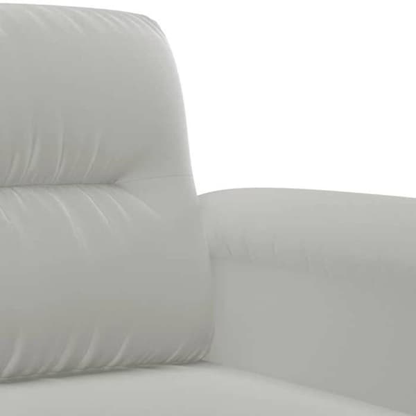 Maison Exclusive - Sæt af 2 sofaer med puder Lys grå Mikrofiber stof