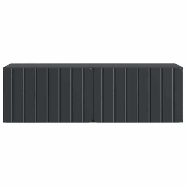 Maison Exclusive - Væghængt TV-møbel 98 x 31 x 30 cm Sort Ingeniørtræ