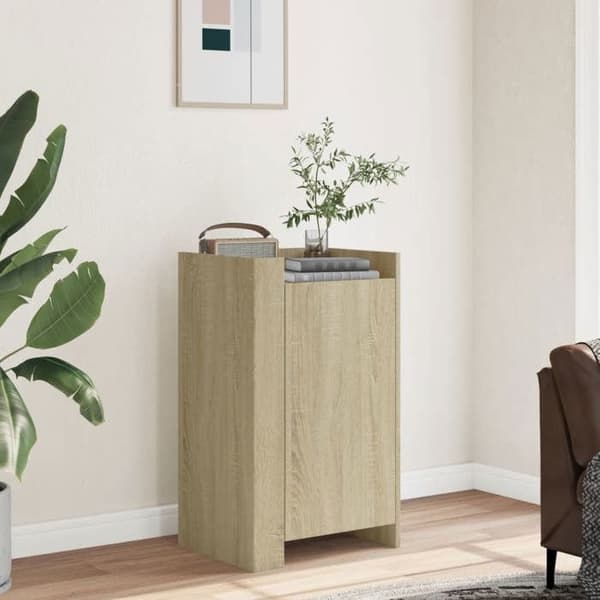 Maison Exclusive - Buffé ek sonoma 45x35x75 cm ingenjörsträ