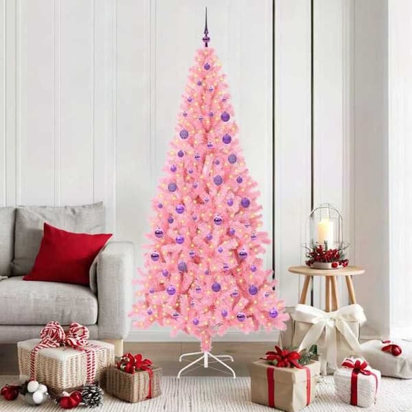Maison Exclusive - Rosa Juletræ 180 cm PVC Ros