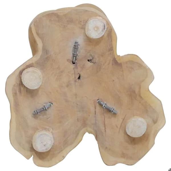 Maison Exclusive - Flaskeholder til 8 flasker 40x30x80 cm Massiv teak