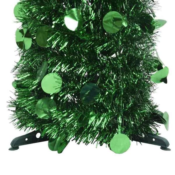 Maison Exclusive - Fällbar grön konstgjord julgran 150 cm PET