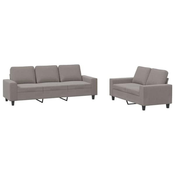 Maison Exclusive - 2 kpl taupe kangassohvasetti