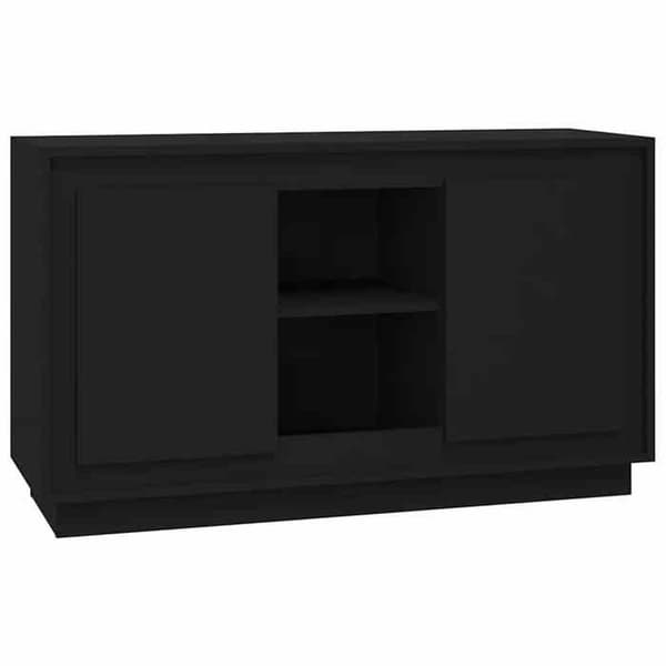 Maison Exclusive - Buffé Svart 102x35x60 cm ingenjörsträ
