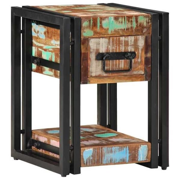 Maison Exclusive - Natbord 30 x 30 x 40 cm Solid Genbrugstræ