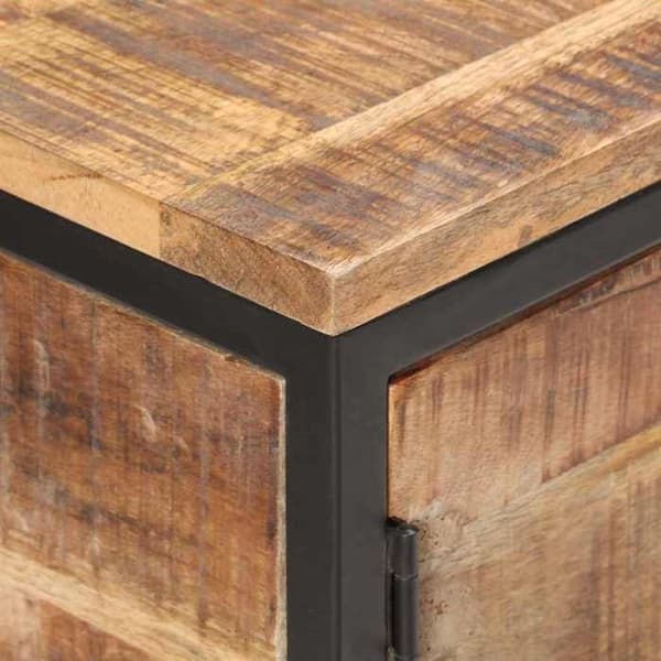 Maison Exclusive - Buffet 85x30x80 cm Raaka mangopuu Rått mangoträ