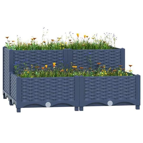 Maison Exclusive - Hævet seng 80x80x38 cm Polypropylen