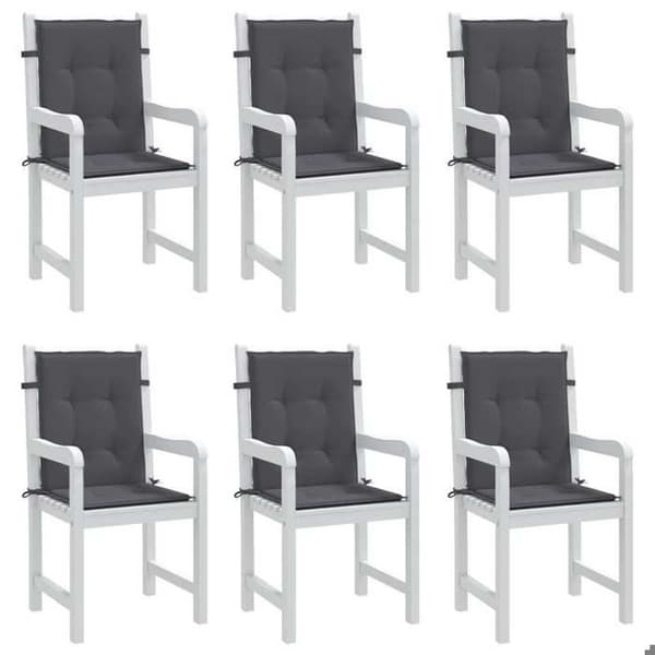 Maison Exclusive - Trädgårdsstolar kuddar Antracit 100 x 50 x 3 cm antracit