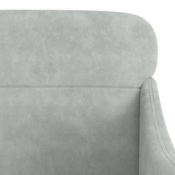 Maison Exclusive - Ljusgrå Fåtölj 63x76x80 cm Sammet