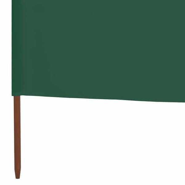Maison Exclusive - Skärm 6 paneler Tyg 800 x 80 cm Grön