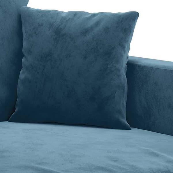 Maison Exclusive - Soffa 2-sits Blå 120 cm Sammet