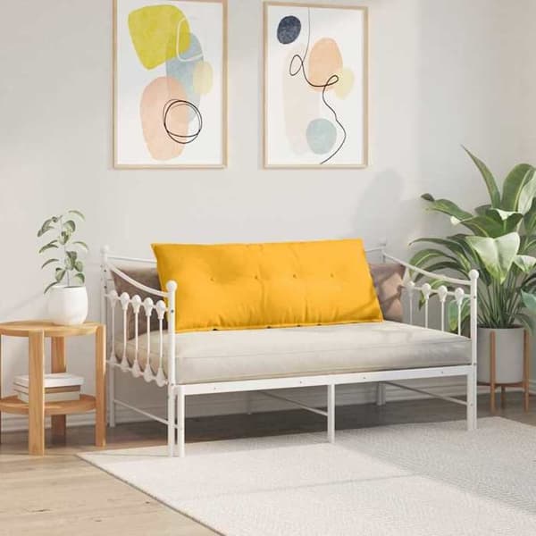 Maison Exclusive - Ljusgul Ryggkudde 120 x 50 cm Sammetstyg