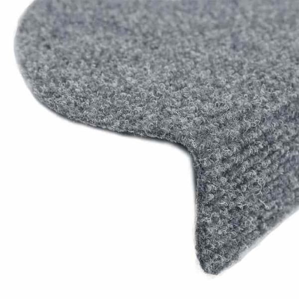 Maison Exclusive - Selvklæbende trappetæpper 20 stk 65x21x4 cm lys grå Ljusgrått
