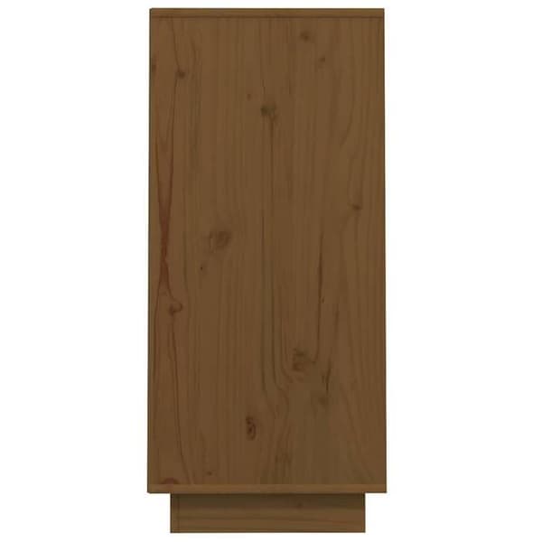 Maison Exclusive - Konsolskab Mørk honning 60x34x75 cm Solid fyrretræ