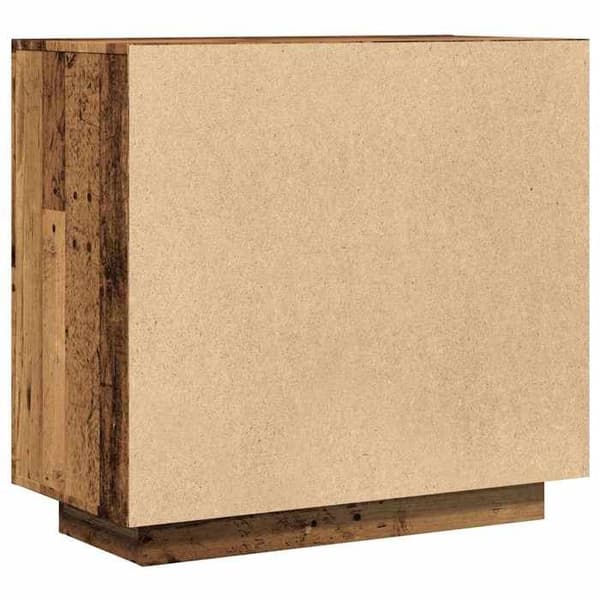 Maison Exclusive - Buffé gammalt trä 80x40x75 cm ingenjörsträ