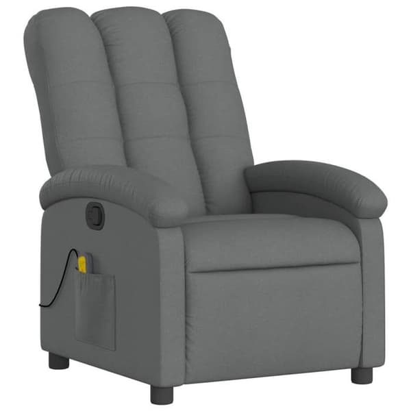 Maison Exclusive - Grått tyg massagestol med lutning