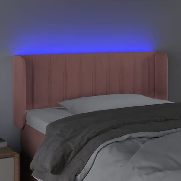 Maison Exclusive - LED-päätyruutu Rose 103x16x78/88 cm Sametti Ros