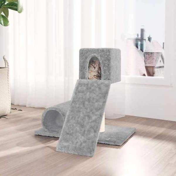 Maison Exclusive - Kattträd med sisal klösmatta Ljusgrå 59 cm ljusgrått