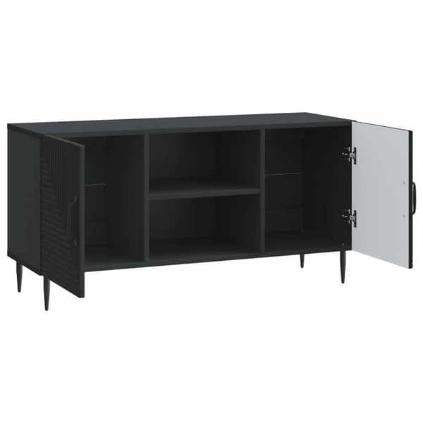 Maison Exclusive - TV-møbel Sort 102 x 34,5 x 50 cm Ingeniørtræ