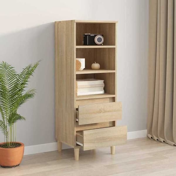 Maison Exclusive - Buffé hög Ek sonoma 40x36x110 cm Ingenjörsträ