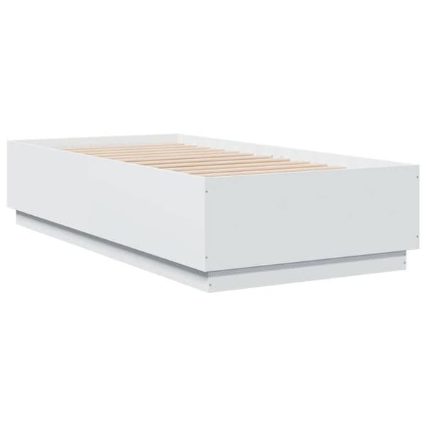 Maison Exclusive - Sengestel uden madras hvid 75x190 cm