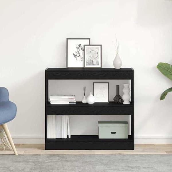 Maison Exclusive - Bibliotek 2 nivåer 2 pc 80 x 30 x 72 cm Ingenjörsträ