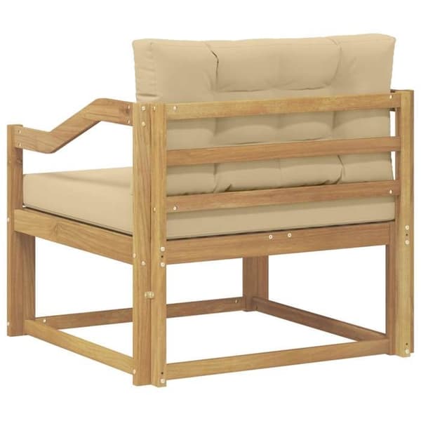 Maison Exclusive - Utomhussoffa i vit polyester